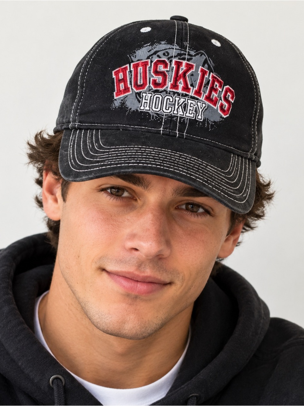 Rouyn-Noranda Huskies Hockey Hat Reebok One Size Strapback Embroidered